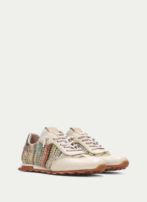 scarpe sportivi zinnia crema-multi - hispanitas