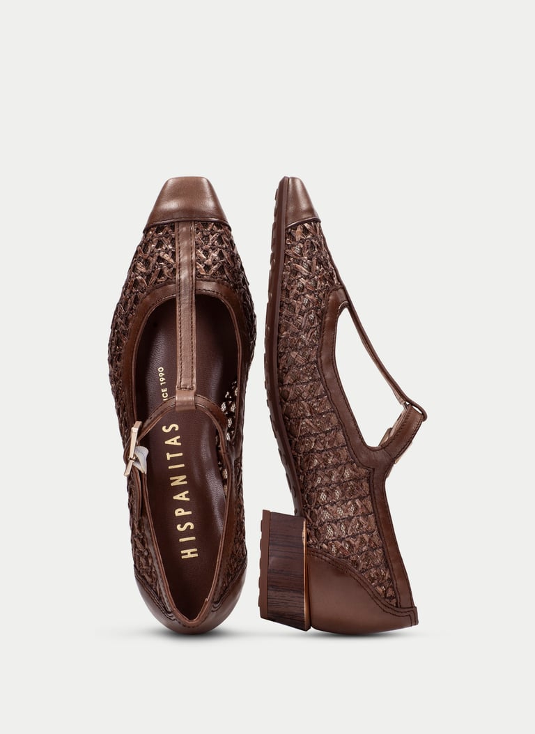 T-Strap RHV264625 HAZELNUT SHOES 60236 | HISPANITAS ®️