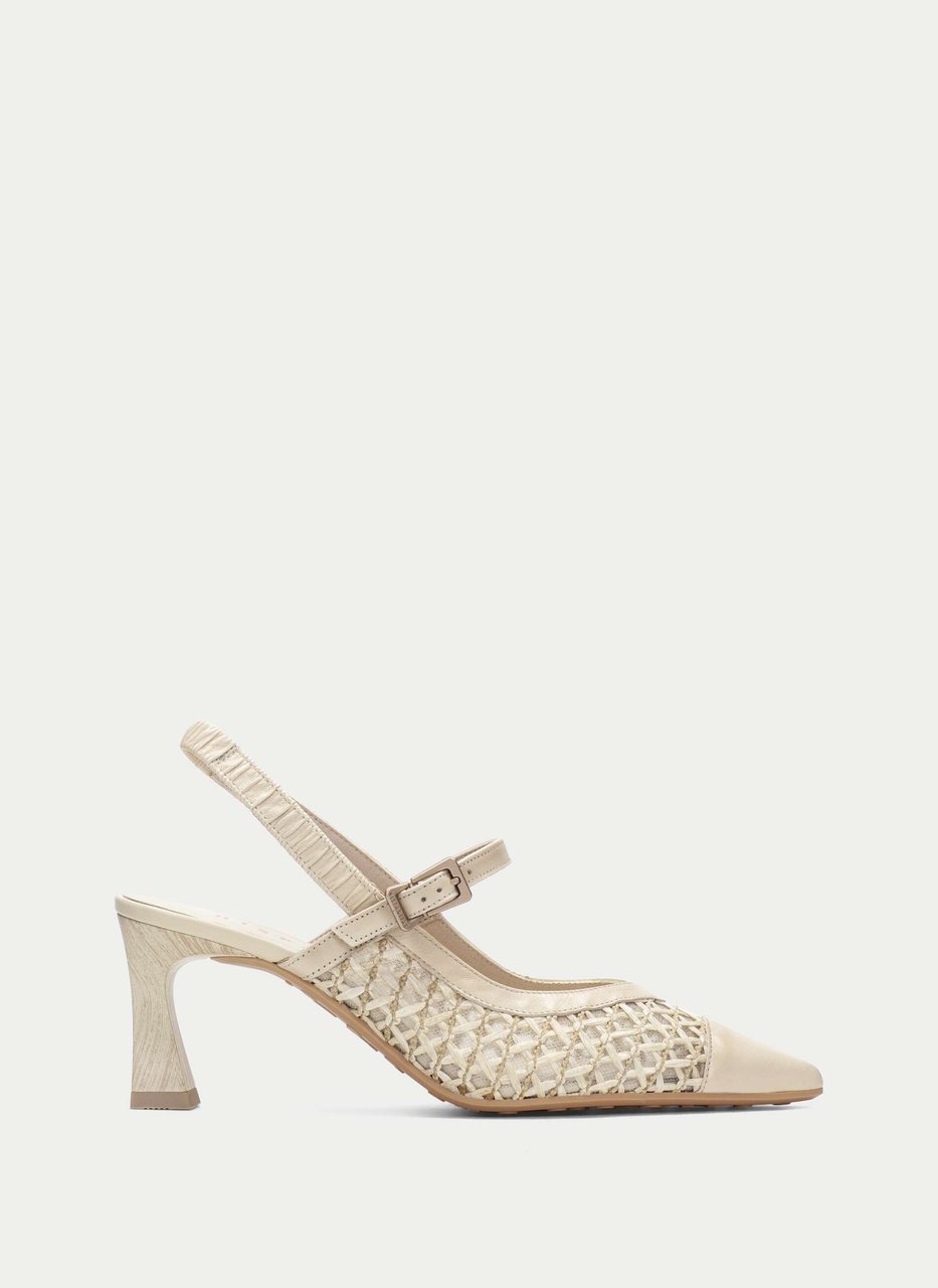 slingback giorgia cream