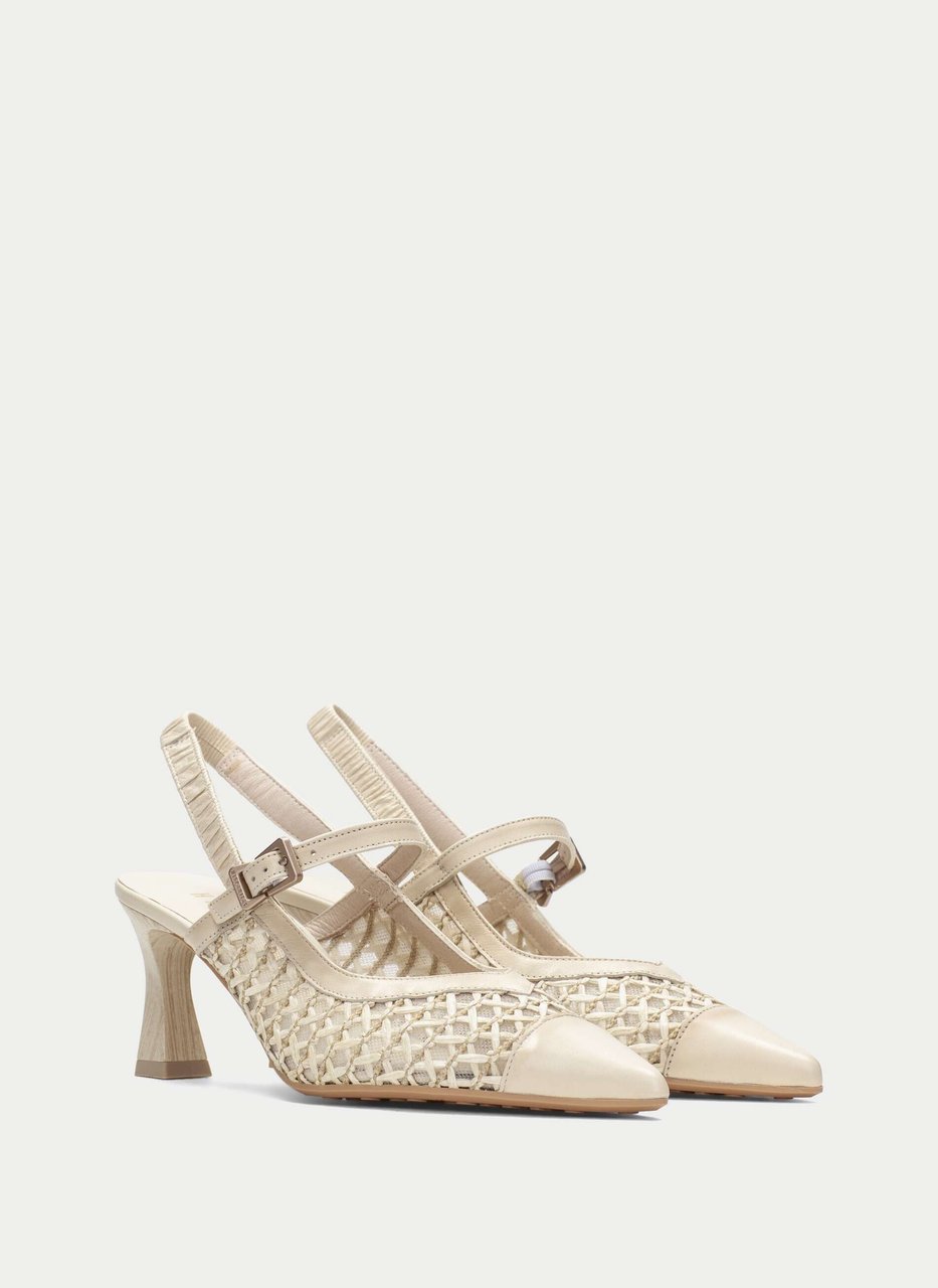 slingback giorgia cream