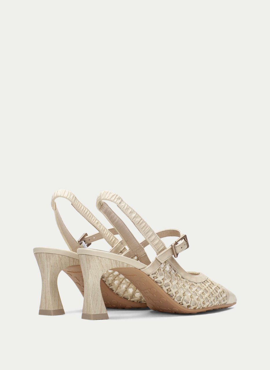slingback giorgia cream