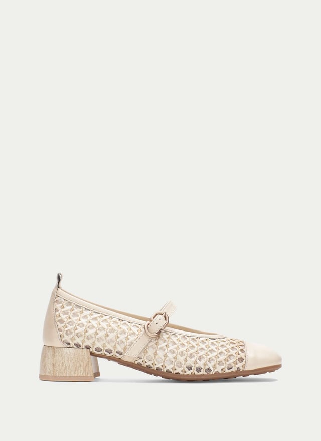 Mary Jane RHV264686 CREAM SHOES 60252 | HISPANITAS ®️