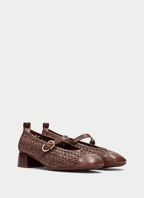 shoes mary-jane lisboahazelnut - hispanitas