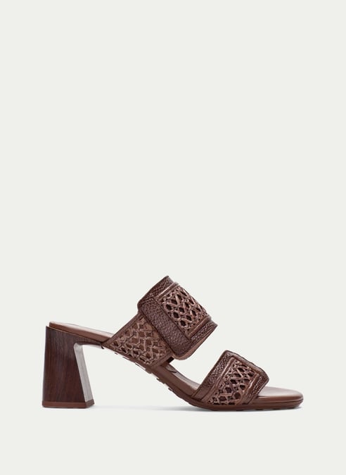 scarpe sandali-slingback orquidea nocciola - hispanitas