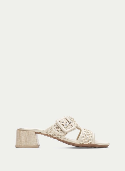 schuhe sandalen tulipan creme - hispanitas
