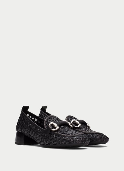 scarpe mocassino lisboa nero - hispanitas