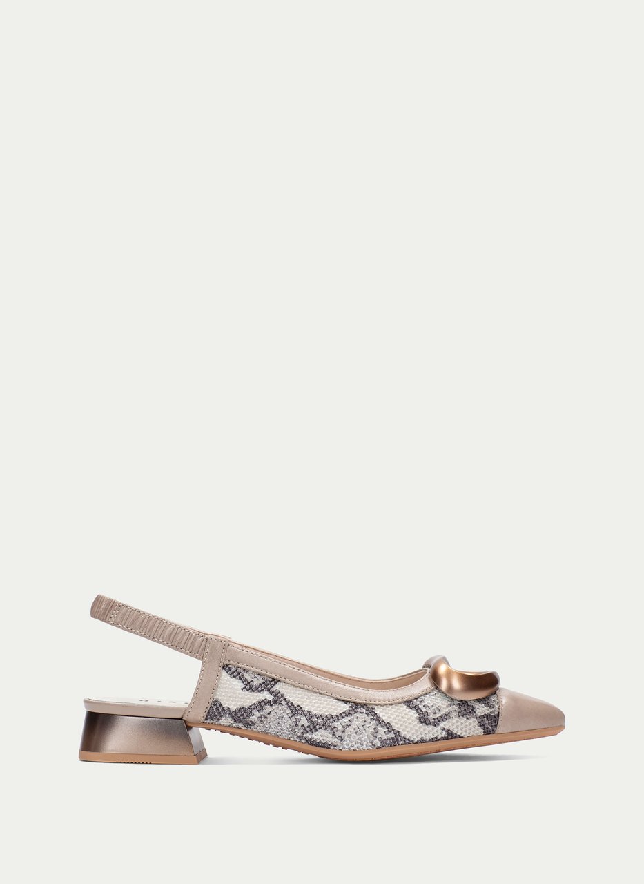 slingback dali python-taupe
