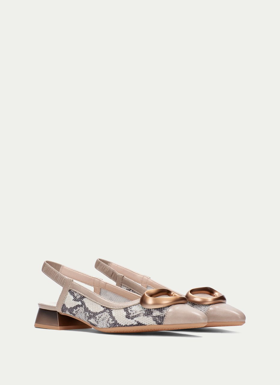 slingback dali python-taupe