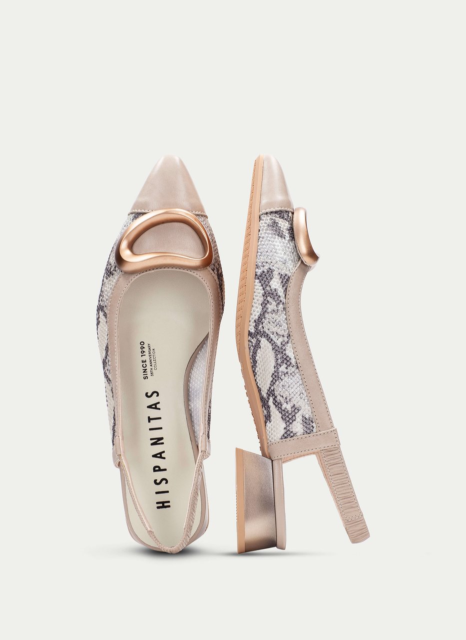slingback dali python-taupe