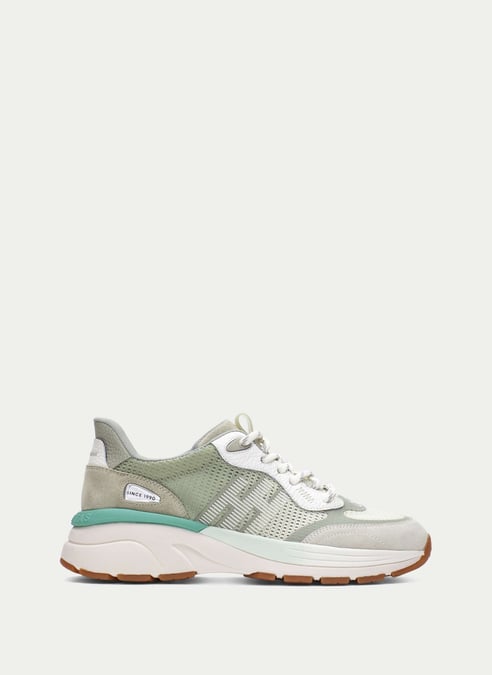 chaussures sneaker loto blanche-algue - hispanitas