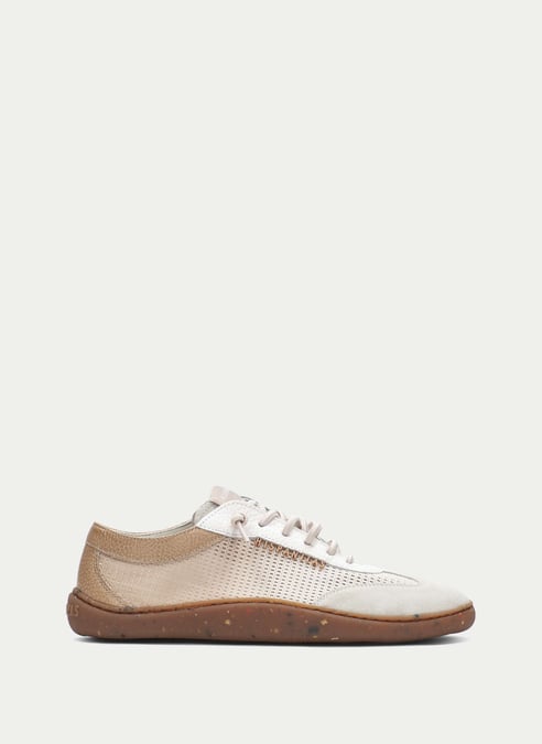 zapatos transitional barefoot earth blanco-desert - hispanitas