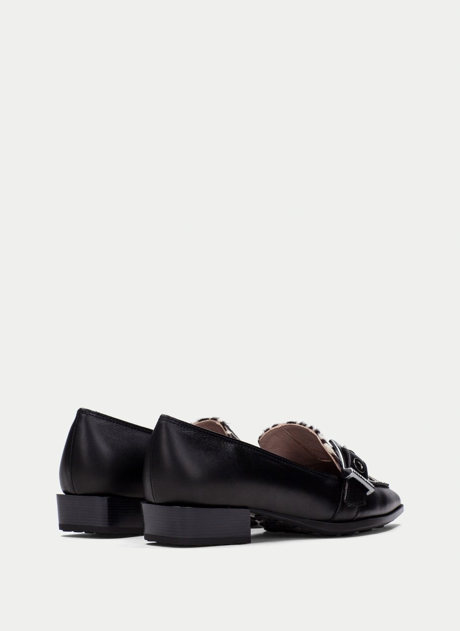 mocasín turin negro-cebra