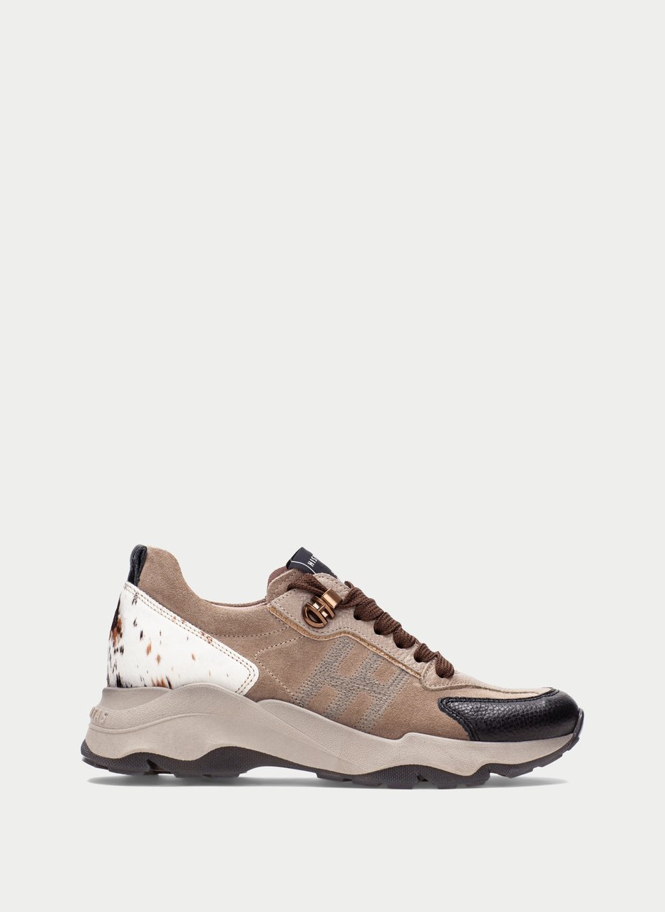 sneaker nepal noir-taupe