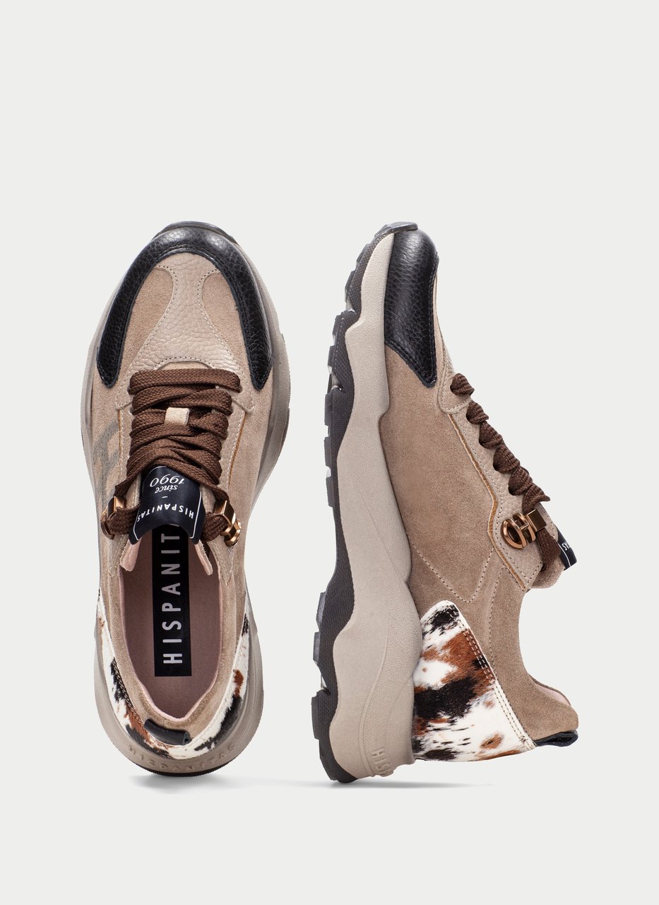 sneaker nepal noir-taupe