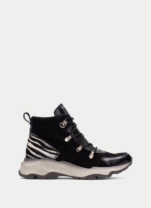 outlet sport-ankle-boot nepalblack-zebra - hispanitas