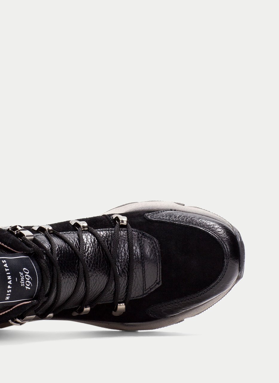 botins desportivos nepal preto-cebra