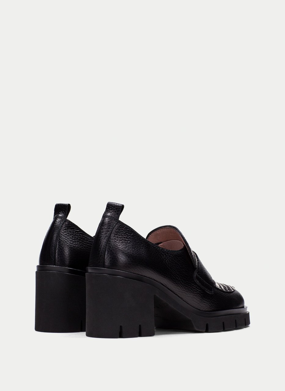 moccasin zurich black-zebra
